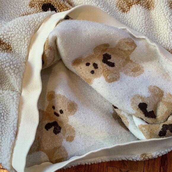 Smitn Bebe Teddy Bear Pullover Sweatshirt | Cream Tan Brown | One Size - Picture 8 of 11